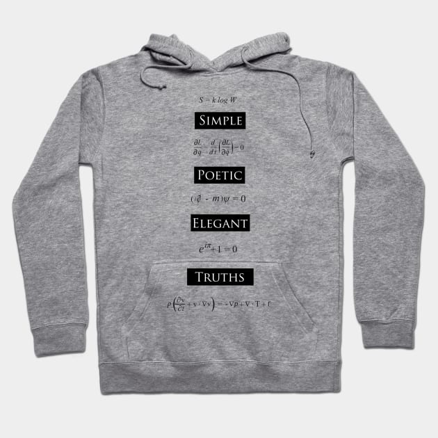 Simple Poetic Elegant Truths Hoodie by hereticwear